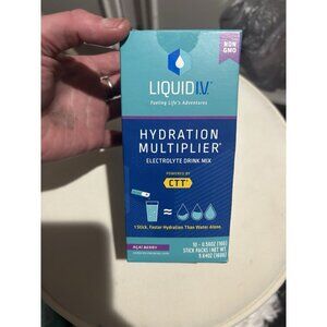 Liquid I.V. Hydration Multiplier Electrolyte Powder Packet Drink Mix, Grape 6 CT